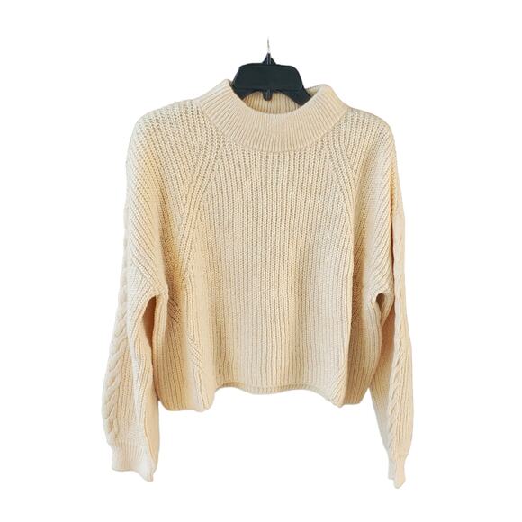 bp Sweaters - NWT BP Long Sleeve Mock Neck Knit Cotton Blend Sweater Size L